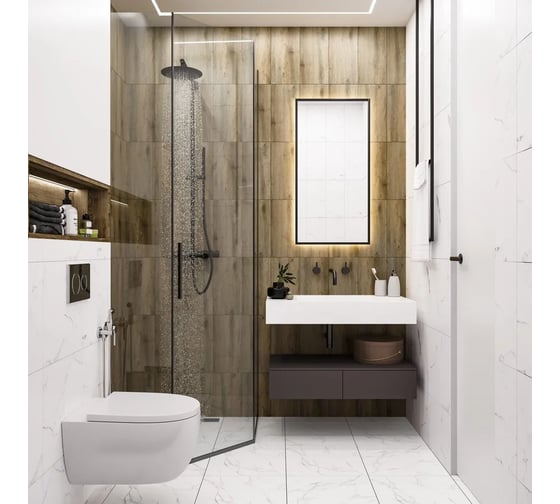 Плитка керамическая CULTO ECTA ASHWOOD матовый, 20x40 см, упаковка 1,2 кв. м УТ-99903652