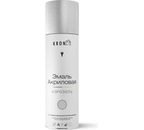 Эмаль акриловая Kronbuild металлик, серебро, глянец, 520 мл SPMETSERG
