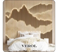 Фотообои Verol 3D на стену флизелиновые Горы 300x283 см 340-ФФО-05947