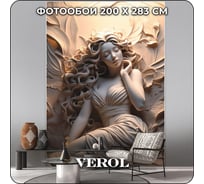 Фотообои Verol 3D на стену флизелиновые "Барельеф" 200x283 см 350-ФФО-05882