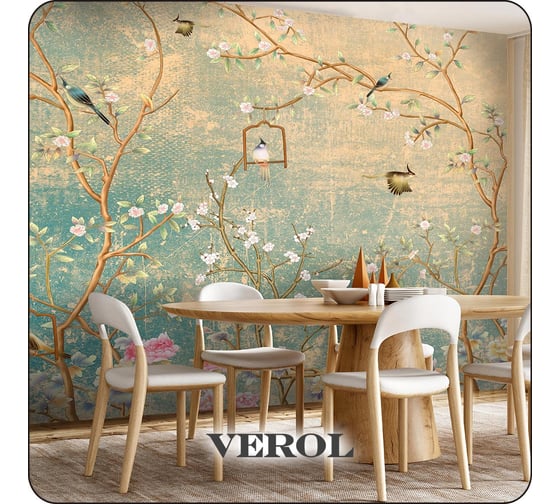 Фотообои Verol 3D на стену флизелиновые "Винтаж " 400x283 см 369-ФФО-05747