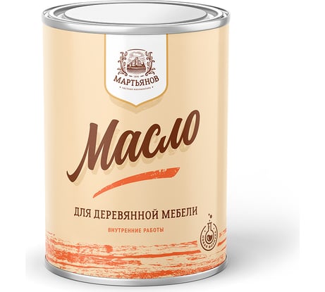Масло для деревянной мебели МАРТЬЯНОВ 1л 100.230.1000