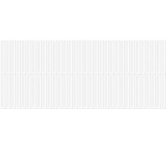 Плитка настенная Gracia Ceramica Simply white белый 01 25х60 мм, (рельеф), 1.2 кв. м/8 шт. СК000042697