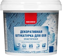 Штукатурка декоративная эластичная для плит OSB "Шуба" (6 кг; серо-лиловый) NEOMID Н-Шуба-6/сер
