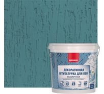 Штукатурка декоративная эластичная для плит OSB "Короед" (6 кг; морская волна) NEOMID Н-Короед-6/мор