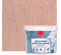 Штукатурка декоративная эластичная для плит OSB "Шуба" (16 кг; розовый) NEOMID Н-Шуба-16/роз