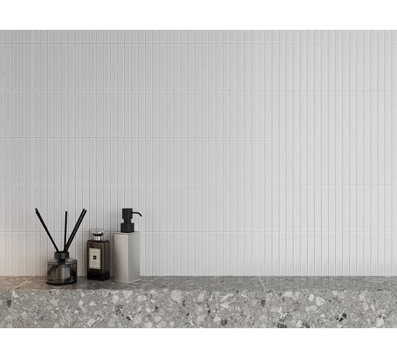 Плитка настенная Gracia Ceramica Lane grey серый 02 25x60 мм, 1.2 кв. м/8 шт. СК000042670