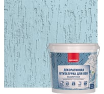 Штукатурка декоративная эластичная для плит OSB "Короед" (6 кг; голубой) NEOMID Н-Короед-6/гол