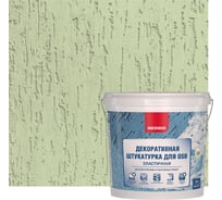 Штукатурка декоративная эластичная для плит OSB "Короед" (6 кг; светло-зелёный) NEOMID Н-Короед-6/све