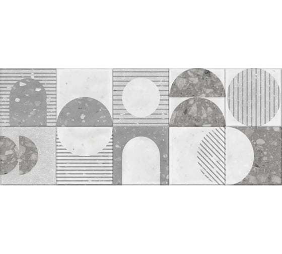 Плитка настенная Gracia Ceramica Lane grey серый 03 25x60 мм, 1.2 кв. м/8 шт. СК000042671
