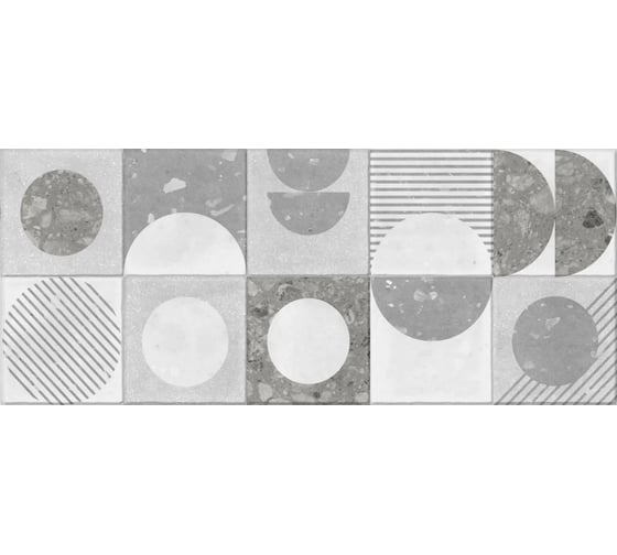 Плитка настенная Gracia Ceramica Lane grey серый 03 25x60 мм, 1.2 кв. м/8 шт. СК000042671