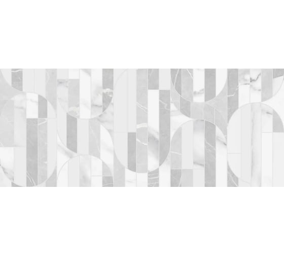 Плитка настенная Gracia Ceramica Modello white белый 02 25x60 мм, 1.2 кв. м/8 шт. СК000042665