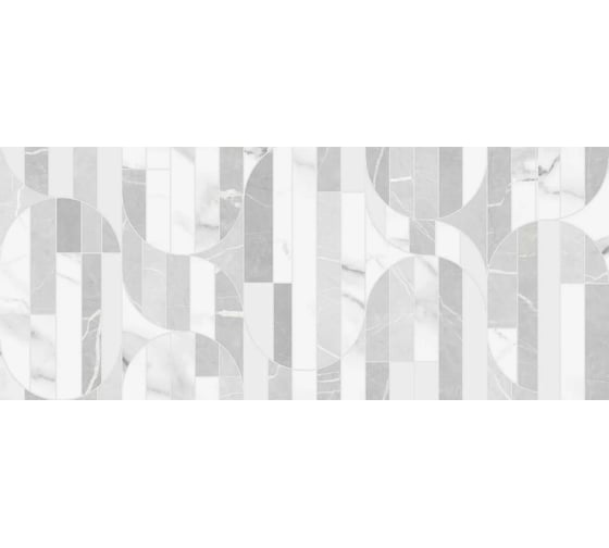 Плитка настенная Gracia Ceramica Modello white белый 02 25x60 мм, 1.2 кв. м/8 шт. СК000042665