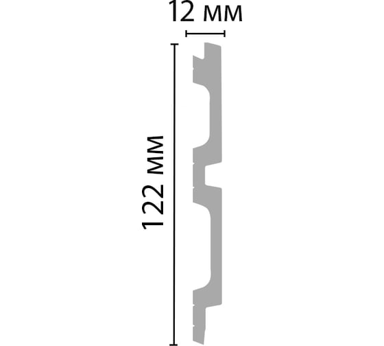 Панель Decomaster 122x12x2900 мм D319-1633 ДМ