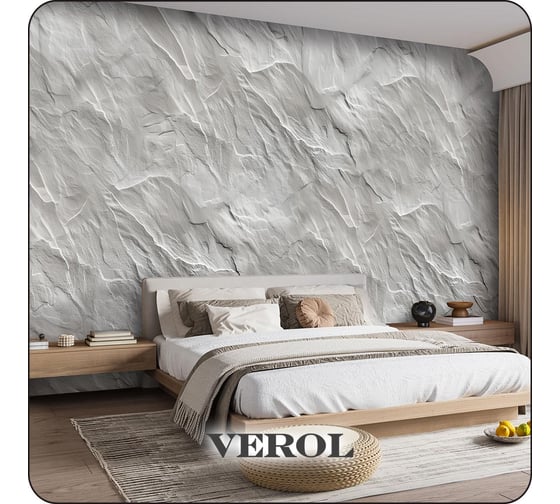 Фотообои 3D Verol на стену флизелиновые, "Каменная текстура", 600x283 см 363-ФФО-05927