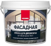 Фасадная краска для древесины NEOMID 0,9 л бирюза Н-КраскаФас-0,9-Бир