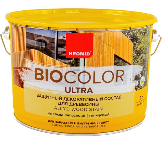 Пропитка Neomid BIO COLOR ULTRA NEW 2020 калужница 9 л Н -ULTRA-9/калуж
