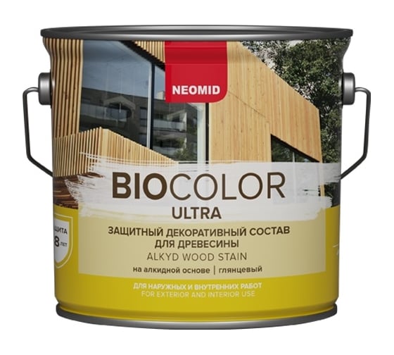 Пропитка Neomid BIO COLOR ULTRA NEW 2020 калужница 2,7 л Н -ULTRA-2,7/калуж 1