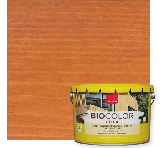 Пропитка NEOMID BIO COLOR ULTRA тик 9 л Н -ULTRA-9/тик 1