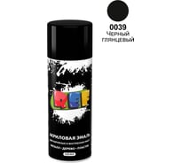 Акриловая универсальная эмаль REF черный 520 мл 0039