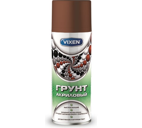 Универсальный акриловый грунт Vixen коричневый 520 мл VX-22003