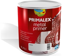 Алкидный Грунт для металла PRIMALEX белый, 0,75л 395726