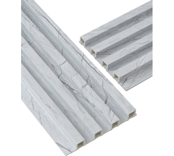 Реечные панели LAKO DECOR "Мрамор светлый" 10 ШТ 1350x160x23мм LKD-RE-P149-135CM-MEGA10