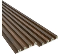Реечные панели LAKO DECOR "Орех тёмный" 6 ШТ 1350x160x23мм LKD-RE-P109-135CM-MEGA6