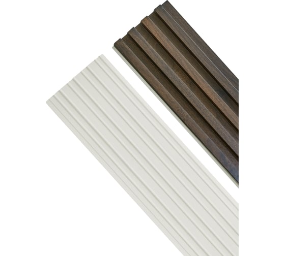 Реечные панели LAKO DECOR "Орех тёмный" 16 ШТ 2700x160x23мм LKD-RE-P109-270CM-MEGA16