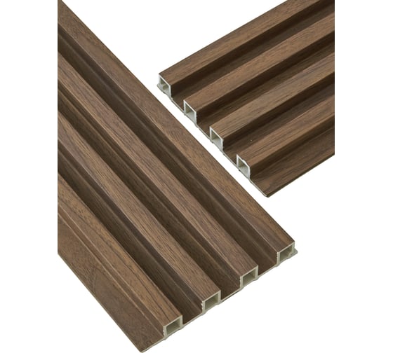 Реечные панели LAKO DECOR "Орех светлый" 20 ШТ 1350x160x23мм LKD-RE-P41-135CM-MEGA20