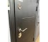 Входная дверь ООО ВДК Кватро Black LS-23 Черный шелк/Царга Ясень белый 860*2050 правая ДМ94 5