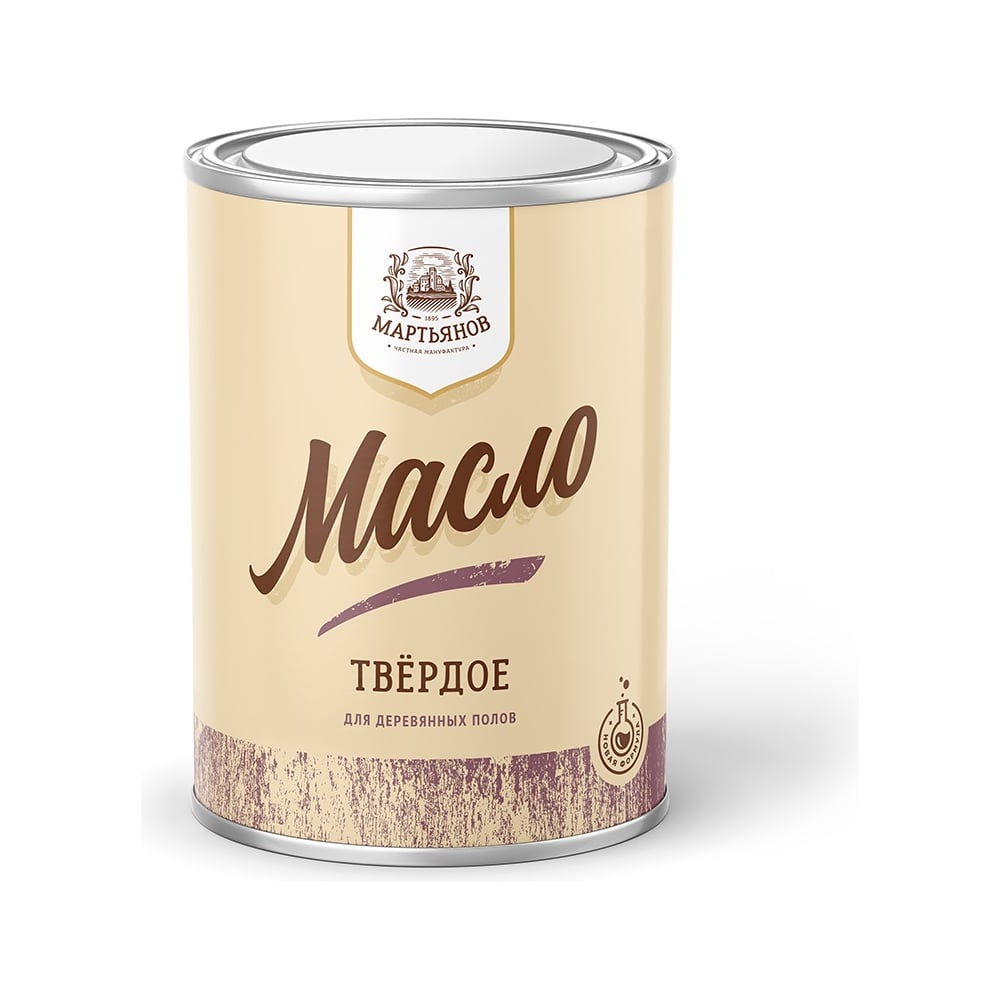 Твердое масло для деревянных полов МАРТЬЯНОВ 1 л 100.210.1000 ...