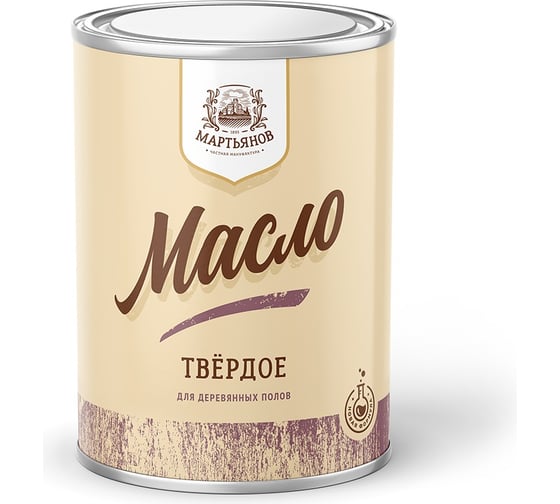 Твердое масло для деревянных полов МАРТЬЯНОВ 1 л 100.210.1000