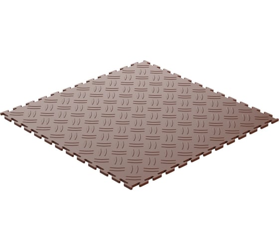 Модульное покрытие PALITRA TECHNOLOGY модель 2, ПВХ, коричневое 50471-2-Br 1