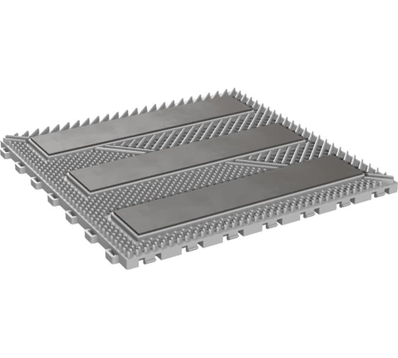 Покрытие грязезащитное модульное PALITRA TECHNOLOGY тип 2, серый 51959-2-GK