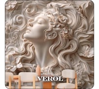 Фотообои Verol 3D на стену флизелиновые "Барельеф девушка 366-ФФО" 400x283 см 366-ФФО-05890