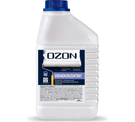 Концентрат универсальной грунтовки OZON GRUNDKONZENTRAT ВД-АК 016 1л/1кг ВД-АК-016-1