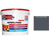 Краска интерьерная Эммикс ВД, моющаяся, S 6005 R 80 B, ведро 16 л, 22,5 кг 4690417126927