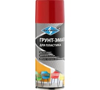Грунт-эмаль SKYRON для пластика, красная (RAL 3020), аэрозоль, 520 мл SR-23020