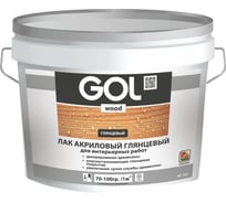 Акриловый глянцевый лак Palizh GOL, 2,4 кг 2 морозост. 11590419
