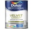 Краска для стен и потолков DULUX VELVET SUPERMAT с ионами серебра, глубокоматовая, база BW, 1 л 5356419 1