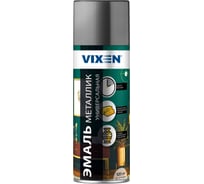 Универсальная эмаль VIXEN металлик серебро, аэрозоль, 520 мл VX19120