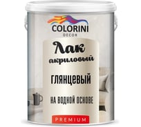 Лак акриловый глянцевый Colorini Decor 1 кг ЛАГКД1