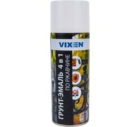 Грунт-эмаль Vixen по ржавчине 4в1 сигнальный белый RAL 9003, 520 мл VX519003