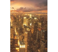 Фотообои бумажные в спальню Симфония Золотой город 140x200 см,4 л К-024/В-2