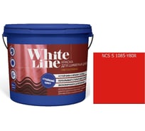 Краска для шифера и цоколя White Line ВД S 1085 Y 80 R ведро 9 л 4690417122776