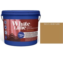 Краска для шифера и цоколя White Line ВД S 3030 Y 20 R ведро 9 л 4690417122684