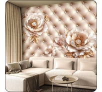 Фотообои 3D на стену флизелиновые "Цветы" 300x283 см Verol 374-ФФО-05956