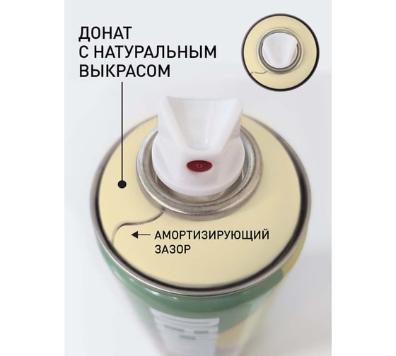 Аэрозольная универсальная краска DECORIX Пастельные цвета 520 мл, пастельный желтый 0153-007 DX