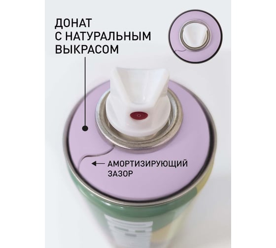 Аэрозольная универсальная краска DECORIX Пастельные цвета 520 мл, пастельный фиолетовый 0153-012 DX